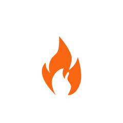 Fire flame logo icon