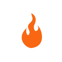 Fire flame logo icon