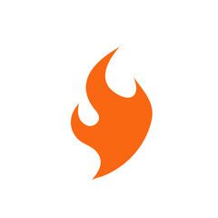 Fire flame logo icon