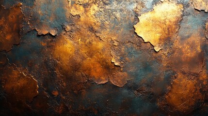 Oxidized Copper Texture: Rich, Deep Hues of Aged Metal 