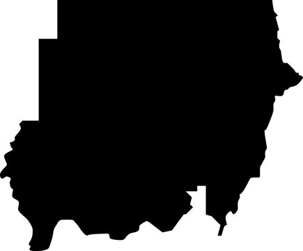 recommend clip art: Sudan Map Outline