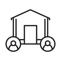 Real Estate Agent icon Design