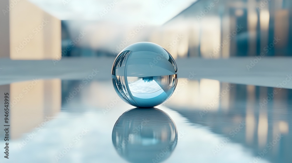 Poster Blurred Boundaries A Conceptual Image Exploring the Seamless Fusion of Reflection and Reality Challenging Perceptions and Inviting Contemplation