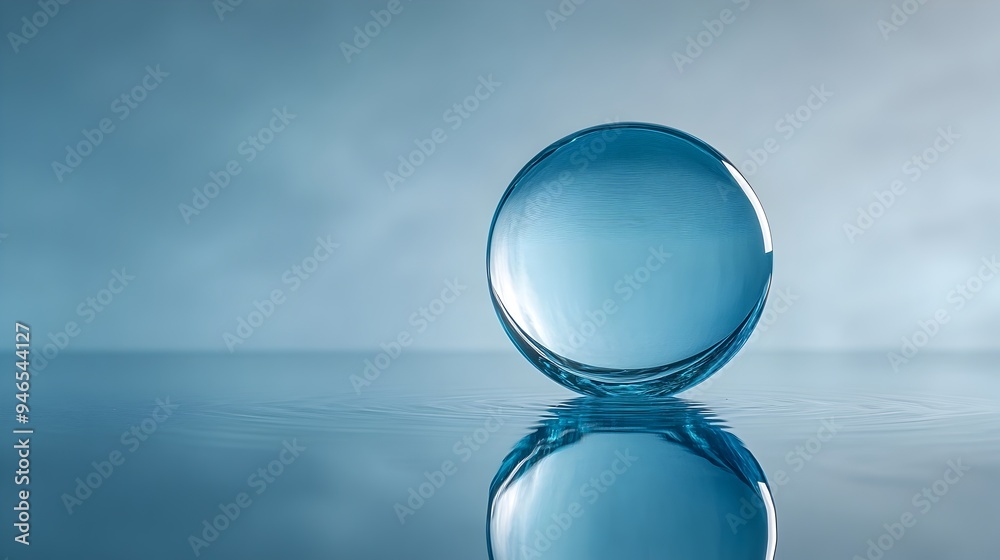Poster blending reflection and reality an enigmatic conceptual image challenging perception and exploring t