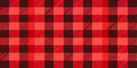 Gingham plaid seamless pattern