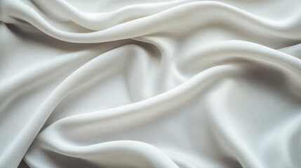 Obraz premium Subtle fabric texture with gentle folds and soft fibers, providing a cozy, inviting background with delicate shading and depth