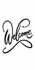  A stylish and modern welcome sign, perfect for adding a touch of elegance to your home, office, or event. The handwritten calligraphy font gives it a unique and personal touch.
