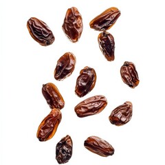 Dates on a White Background.