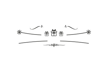 christmas frame and box gift