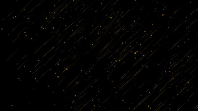 A dark, starry night sky with streaks of light resembling meteor showers and the MicrostockPlus logo overlayed in the foreground. Mysterious and cosmic atmosphere. High quality 4k footage