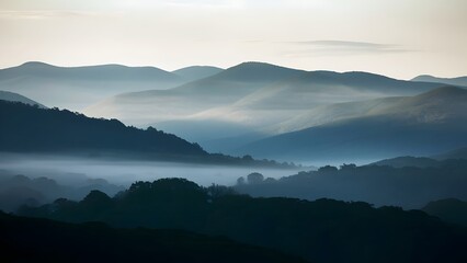 Fog in the Blue Ridge Mountains 