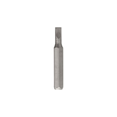 Iron bit for screwdriver and drill on Isolated on a white background close-up