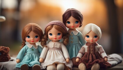 dolls in the kitchen