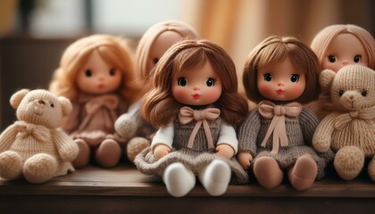 dolls in the market