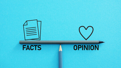 Fact or Opinion are shown using the text