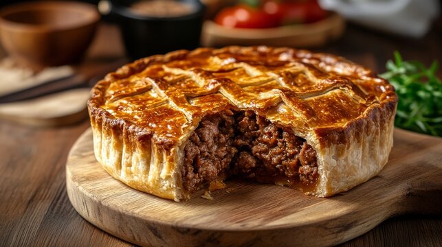 Meat pie made from scratch