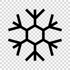 Black nowflake icon