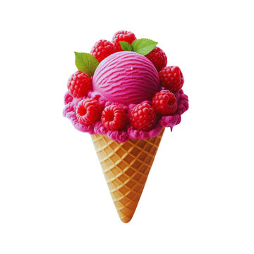 recommend clip art: Delicious Ice-cream isolated on a transparent background. You can use it in your design.