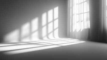 Sunlight Streaming Through Window Generative AI