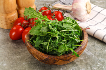 Arugula and spinach mix salad