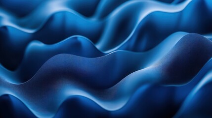 Obraz premium Abstract Blue Waves