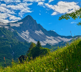 Glatthorngipfel in Fontanella-Faschina in Vorarlberg (Österreich)