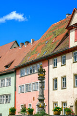 Die Herrngasse in der Altstadt von Rothenburg ob der Tauber