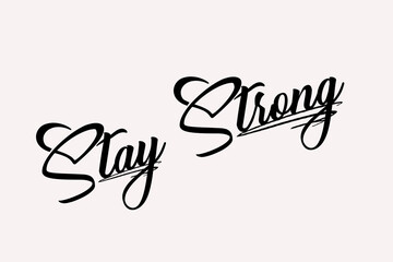 Stay Strong Name signature with beautiful and stylish font