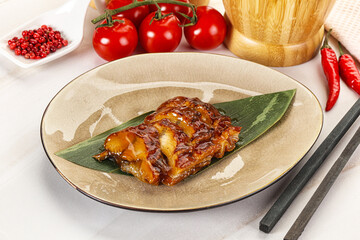 Grilled eel with unagi sauce