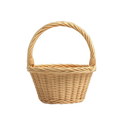 A beautiful woven basket perfect for storage, decoration, or as a gift holder. Ideal for home and garden use. transparent background