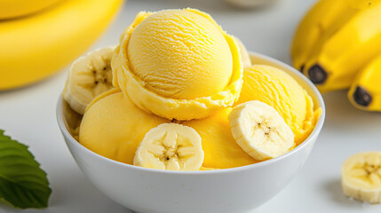   A close-up of a bowl of mixed fruits including bananas and oranges, with a banana peel prominently displayed in the foreground