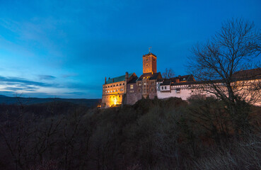 Wartburg in Thuringia in Germany