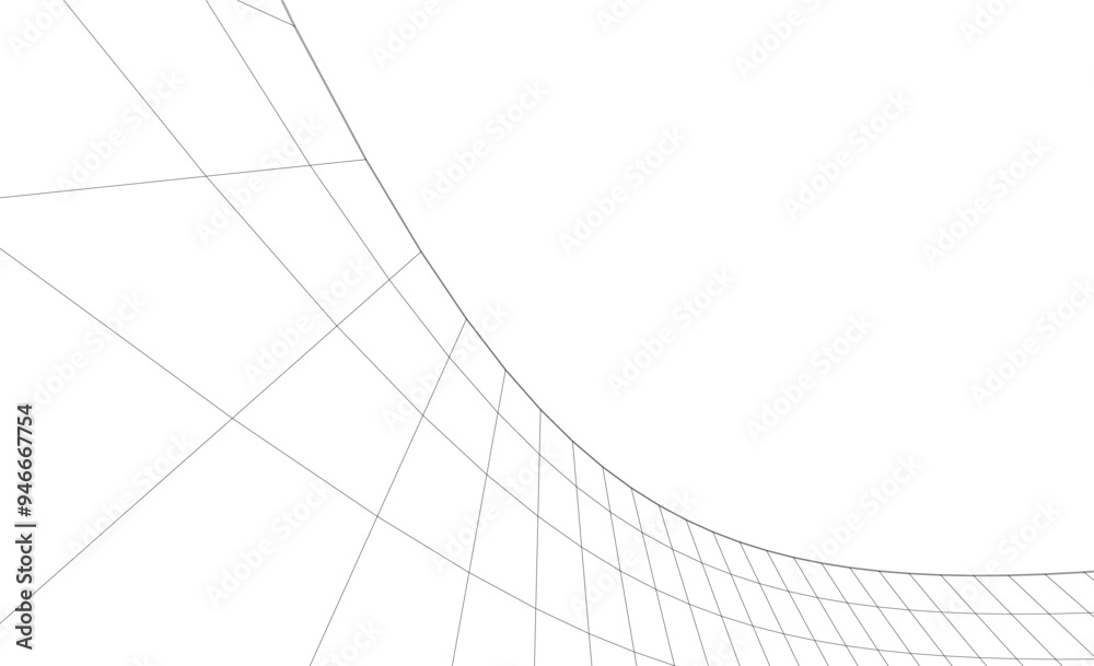 Wall mural abstract architecture background vector illustration