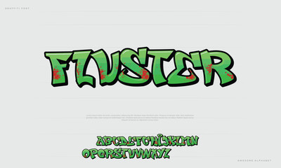The gradient transitions in graffiti fonts blend effortlessly with spray paint effects, adding depth and grit.
