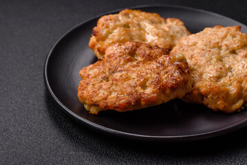 Delicious fried pork or chicken chops breaded with salt and spices