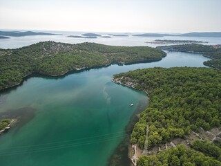 Beautiful Croatian coast of the Adriatic Sea
