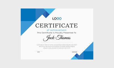 vector abstract certificate. simple certificate background