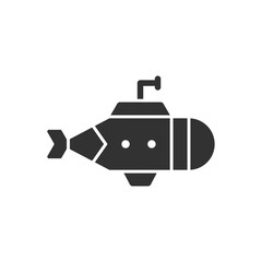 Submarine Icon Sign Symbol Vector