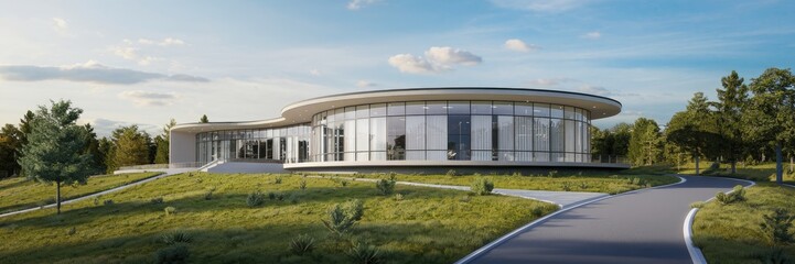 Fototapeta premium Contemporary Architectural Design - 3D Visualization