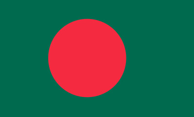 Bangladesh flag - vector illustration.