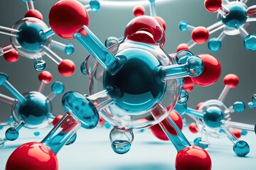 3D Rendering of Transparent Molecules: Exploring Chemical Structures and Biotechnology Connections