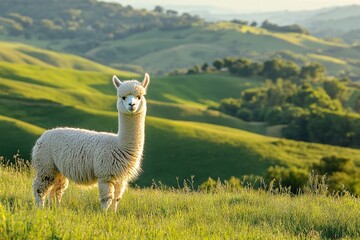 Fototapeta premium alpaca