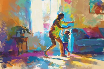 Vibrant botanical illustrations of wildflowers