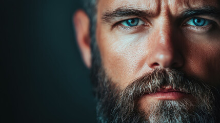 Obraz premium World Men's Day. a brutal man. a man of model appearance