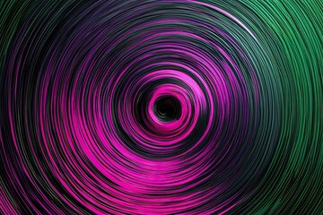 Obraz premium Vivid Green Pink Charcoal Grainy Swirl Gradient with Electric Purple Violet Texture