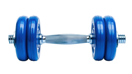 Pair of dumbell isolated on white background