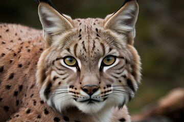 Obraz premium Detailed Close-Up of Lynx Fur Texture and Structure for Nature Lovers