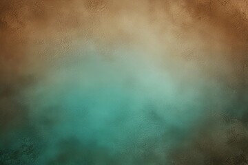 Obraz premium Rustic Teal and Sand Gradient Background with Earthy Texture for Design Projects