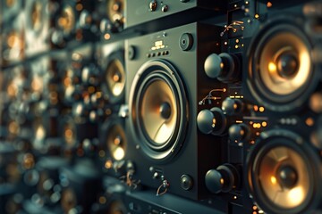 Fototapeta premium Stereo speaker.