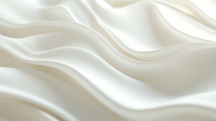 Obraz premium Abstract close-up of a soft white surface with smooth undulating textures